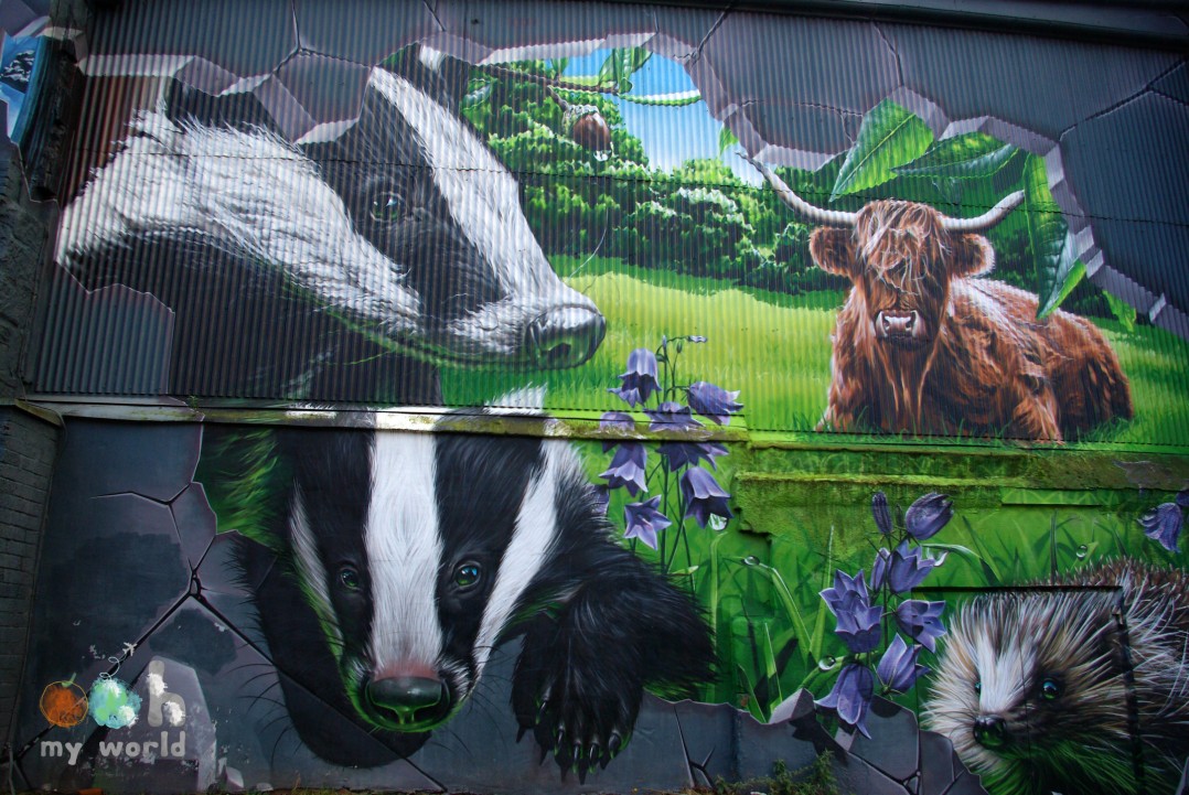 Animaux des jardins écossais de Smug