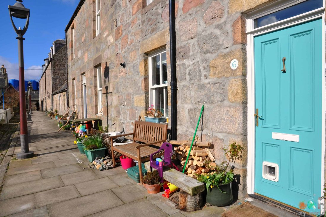 Maisons de Footdee à Aberdeen