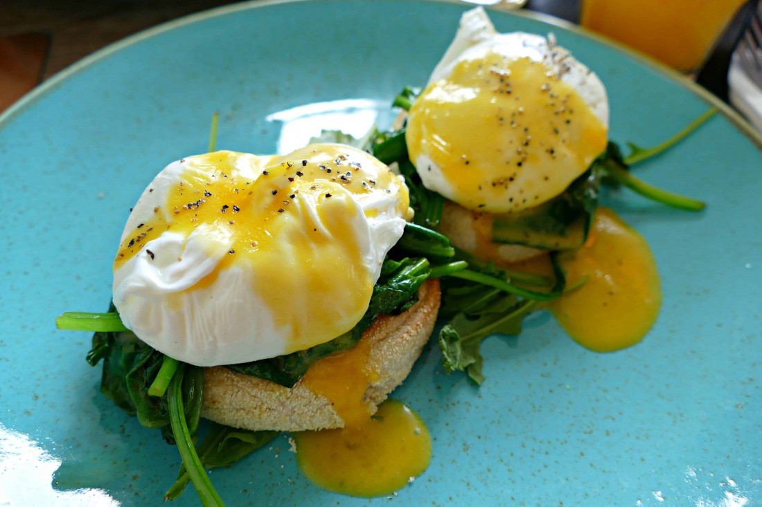 Oeufs Benedict du restaurant The West House à Dundee