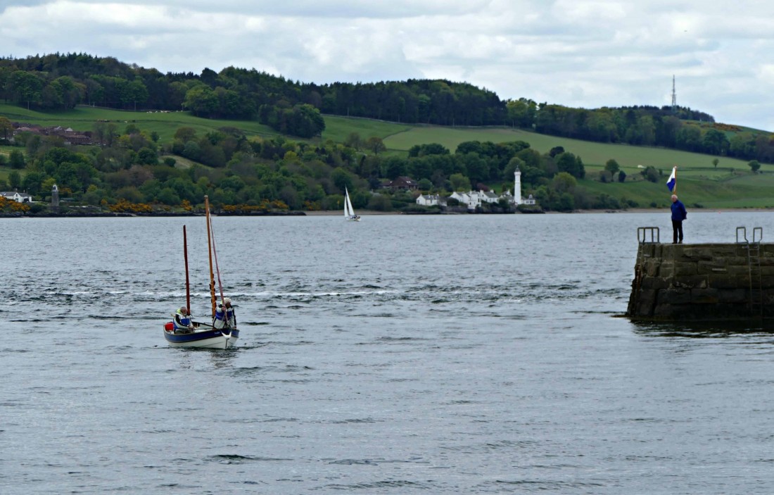 Port de Broughty Ferry à Dundee en Ecosse