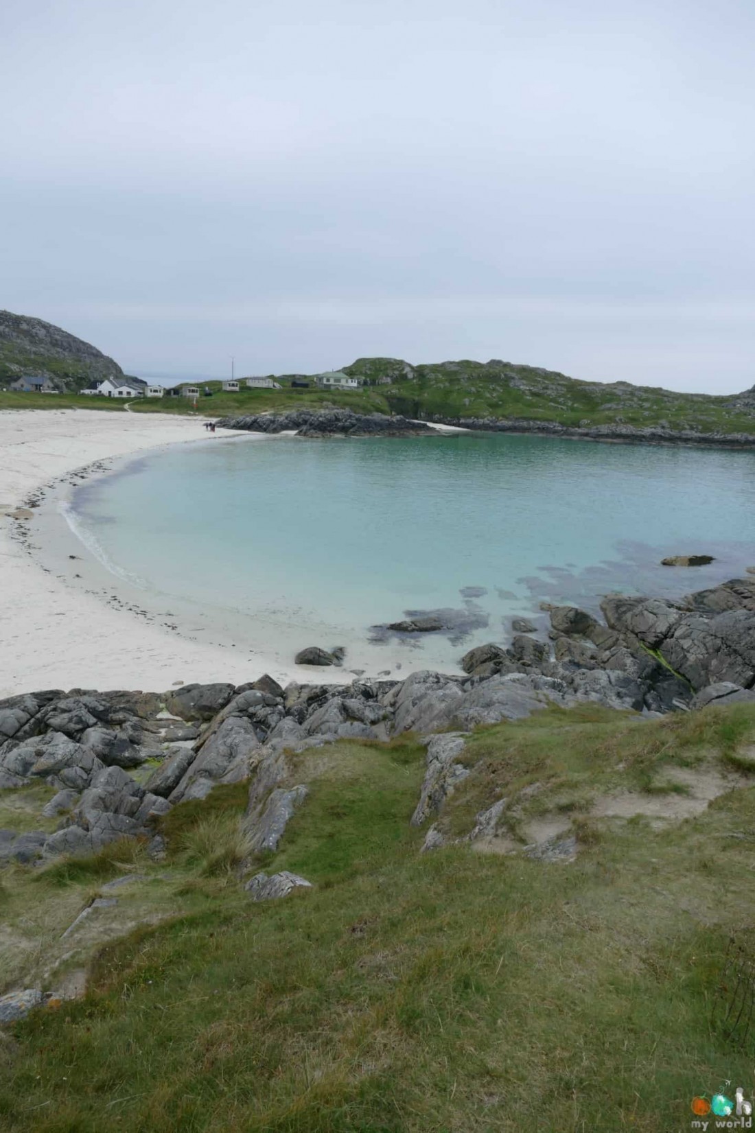 Plage d'Achmelvich dans le nord de l'Ecosse