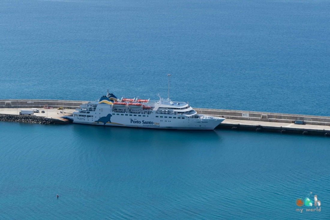 Le ferry de Porto Santo Line pour visiter l'île de Porto Santo depuis Funchal à Madère