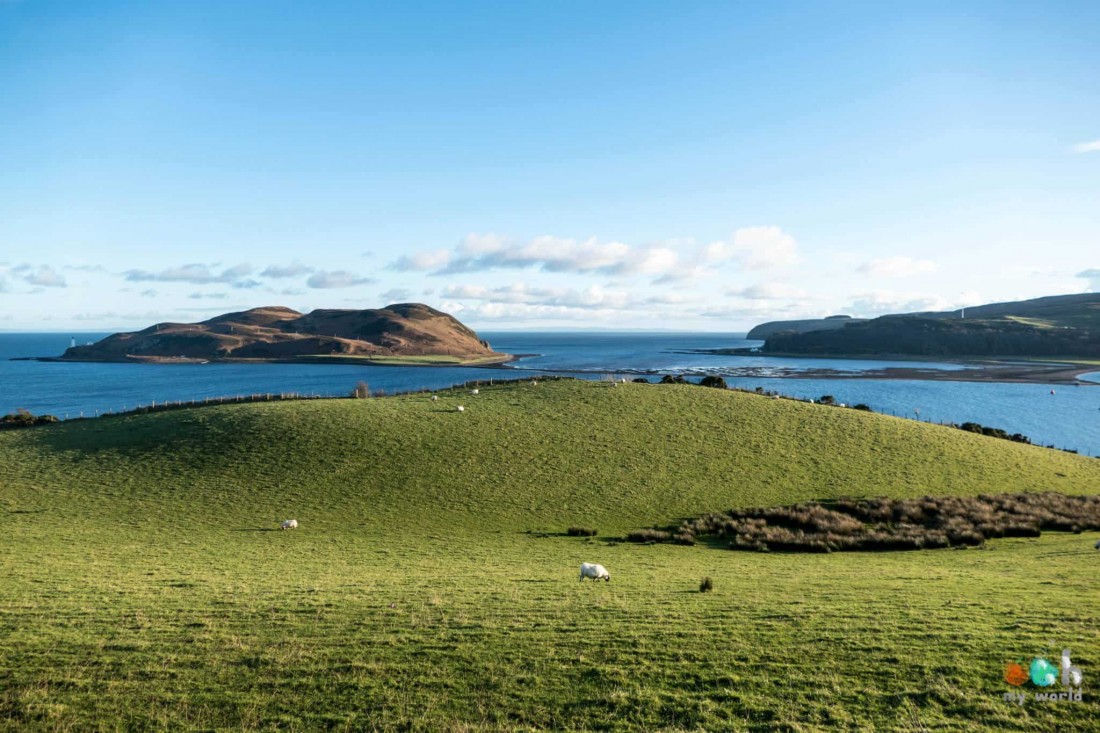 Paysage de la péninsule de Kintyre en Ecosse