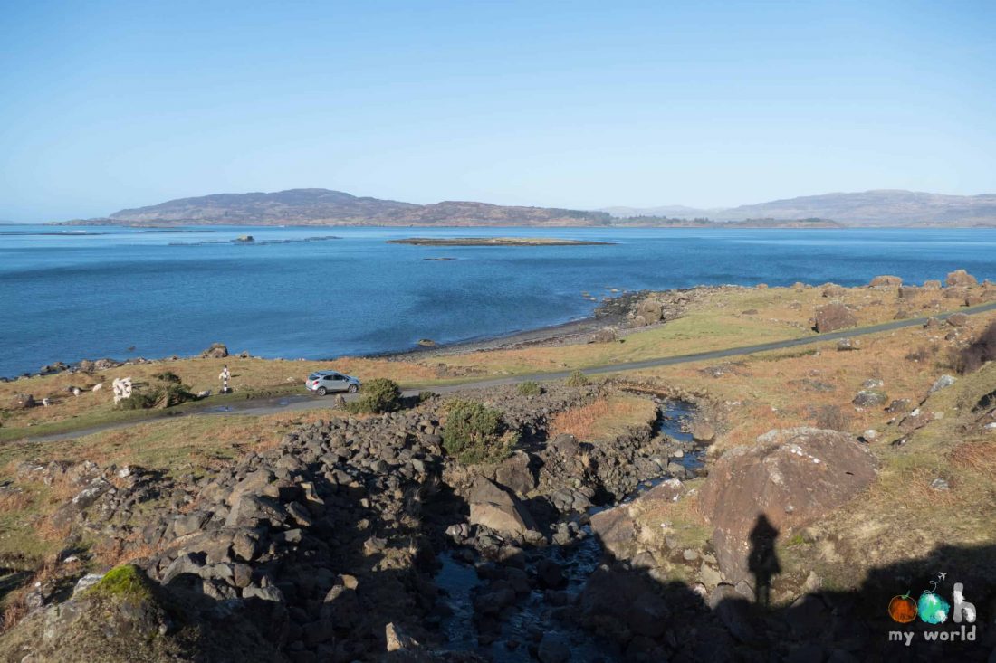 Ile d'Iona vue depuis l'ile de Mull